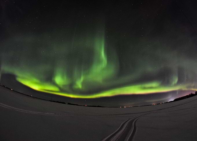 This beautiful photograph was taken New Year's Eve just ...