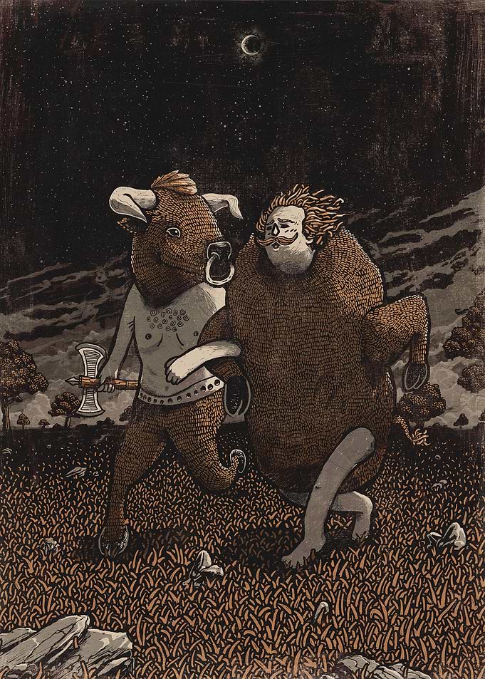 Minotaur Finds Love by Ronan Lynam