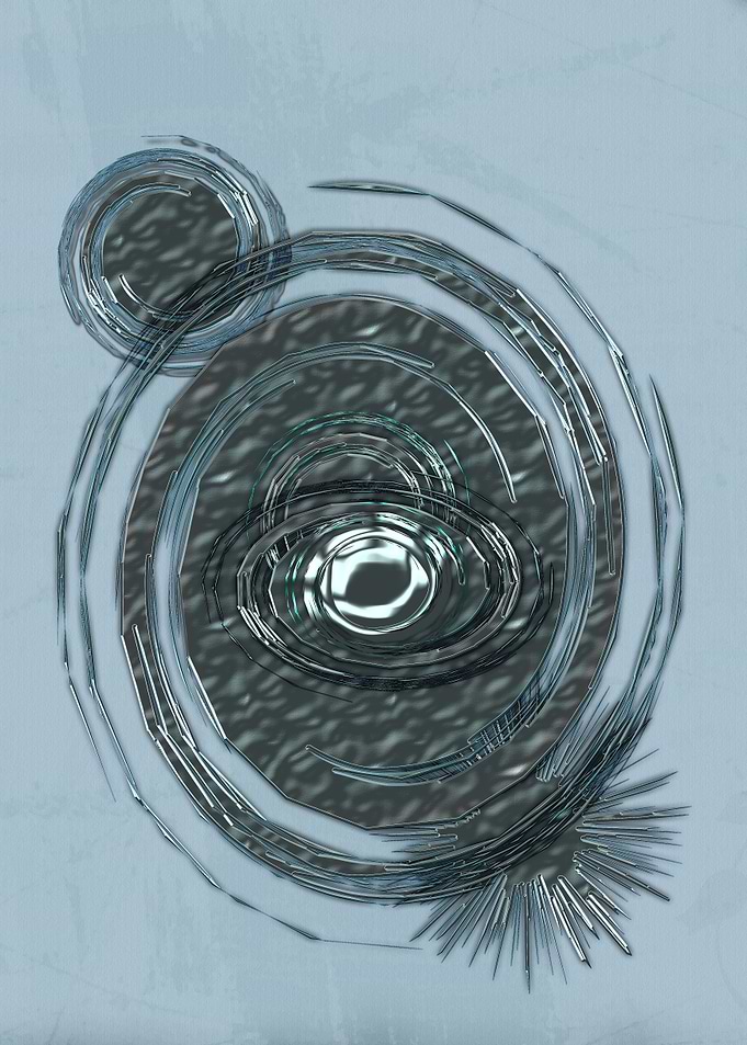 'Spinning' Digital Art. Spinning, swirling, metallic, s ...
