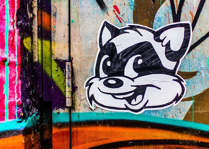 Graffiti on the streets of Seattle.