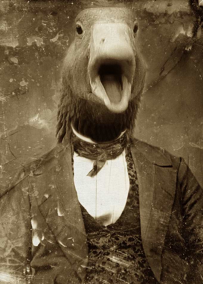 By using a combination of old american civil war images ...