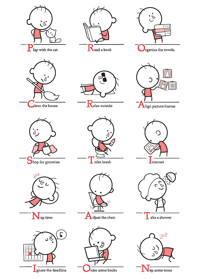 procrastination has so many faces
