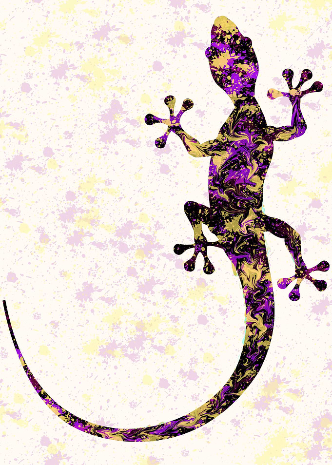 Abstract lizard