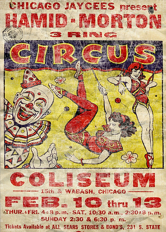 vintage circus poster