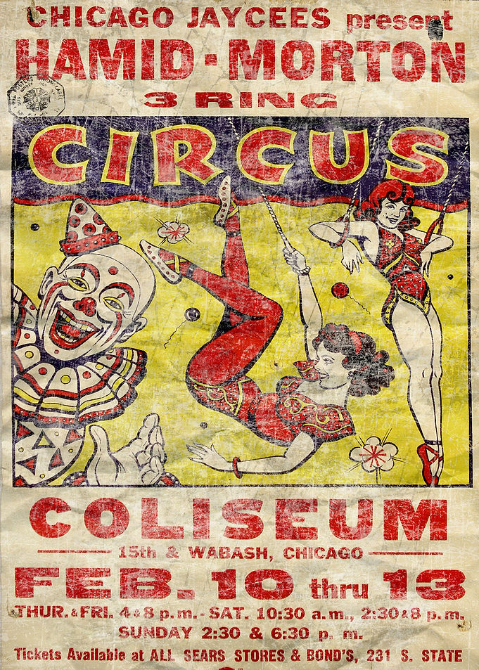 vintage circus poster