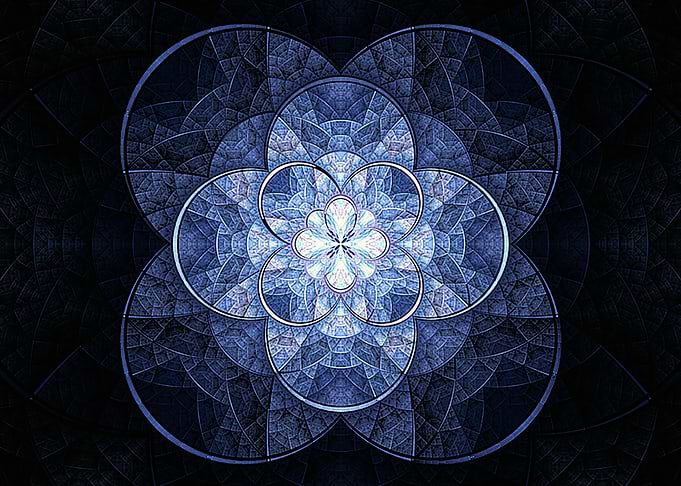 Denim Bliss fractal digital art