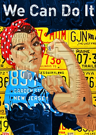 Rosie the Riveter We Can Do It Motivational Propaganda ...