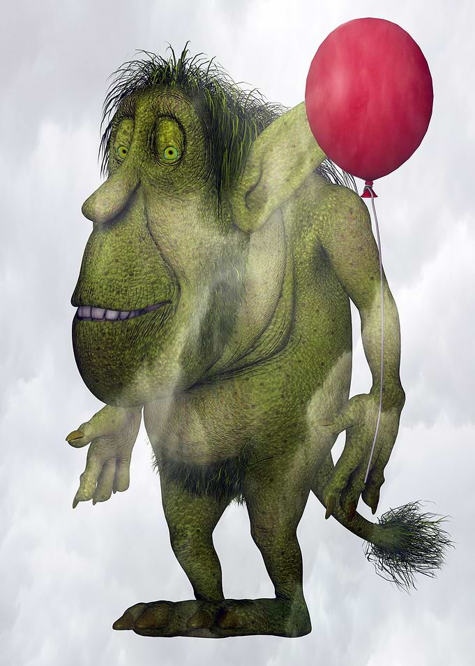 Sandi Has Her Balloon