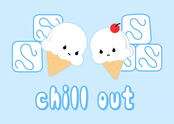 Kawaii design for the summer.