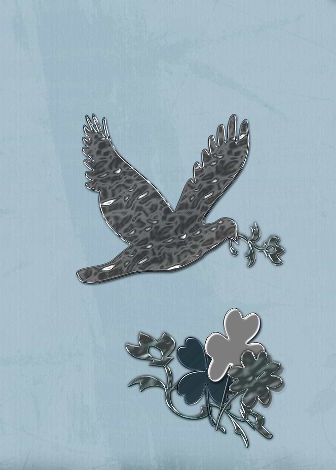 'Silver Bird' looking for silver flowers.