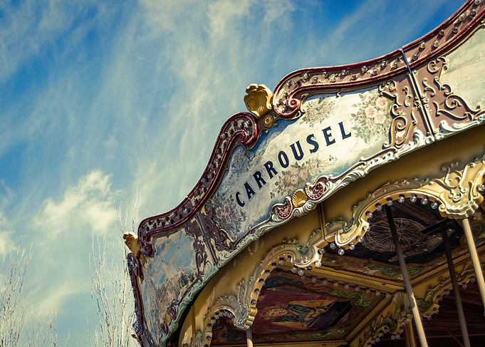 Carrousel in Tibidabo (Barcelona)