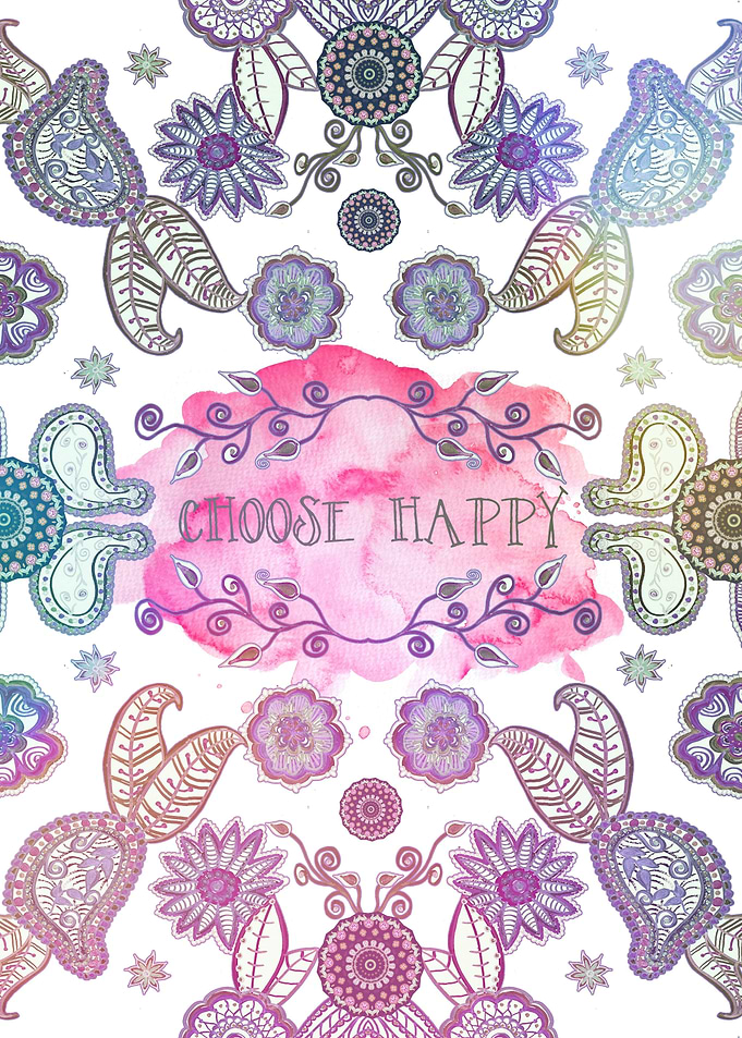 CHOOSE HAPPY by Monika Strigel