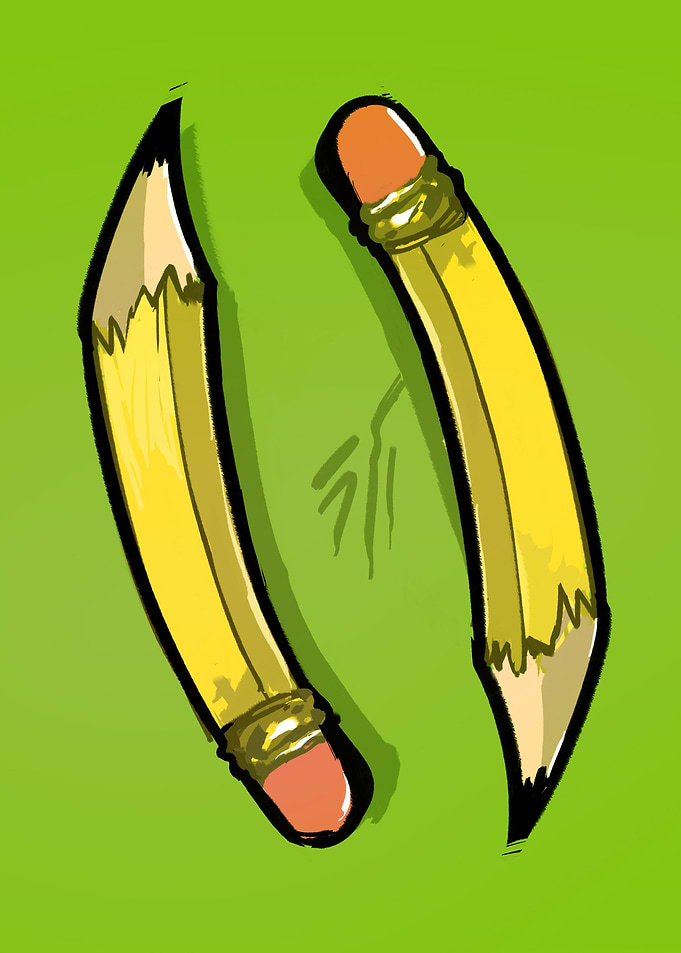 the twin pencils