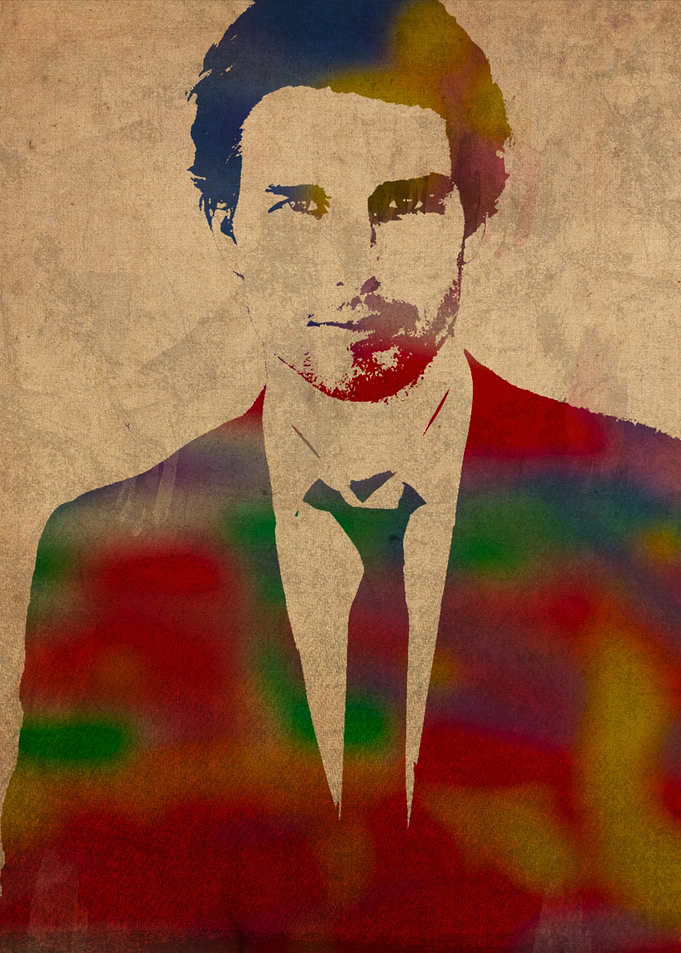Tom Cruise Watercolor Portrait
