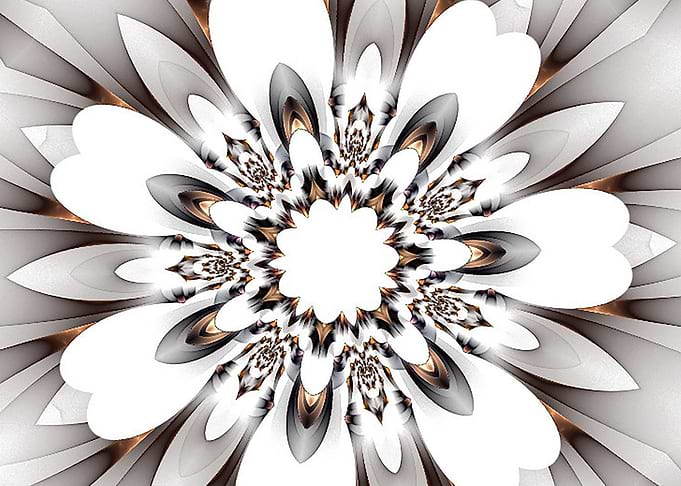 'Copper Highlights' Fractal Kaleidoscope