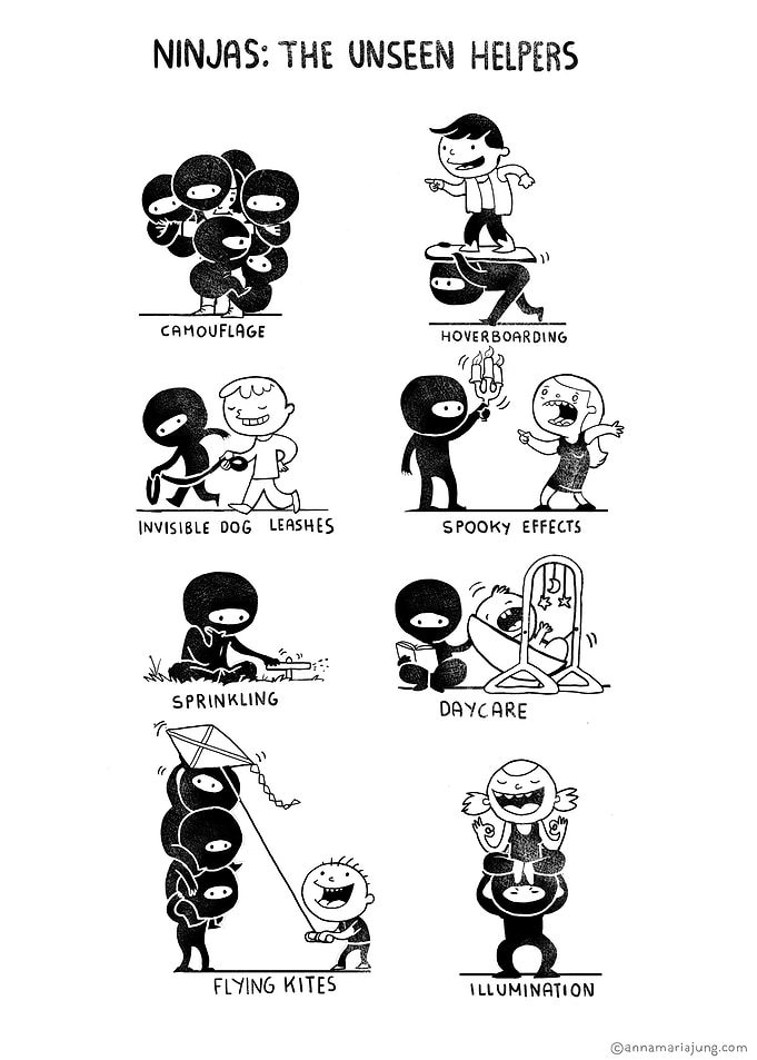 Ninjas: The Unseen Helpers