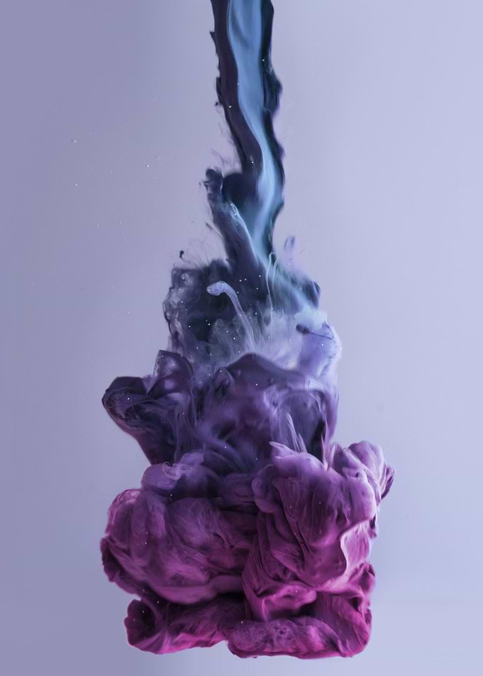 Blob Blue Violett