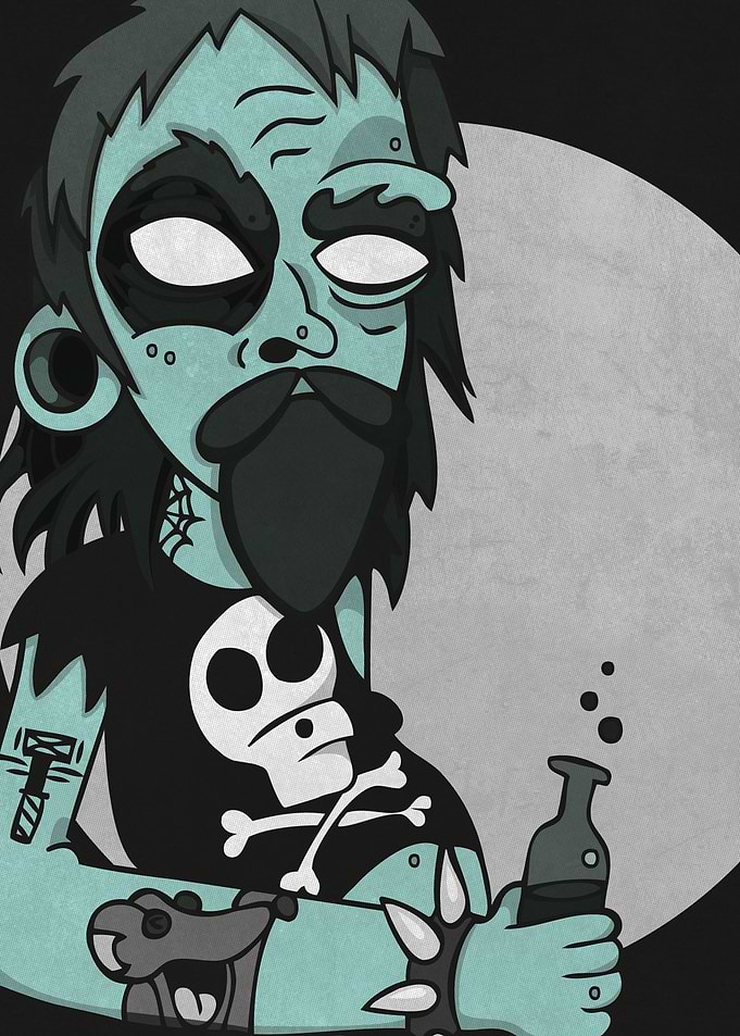 Zombie metalhead