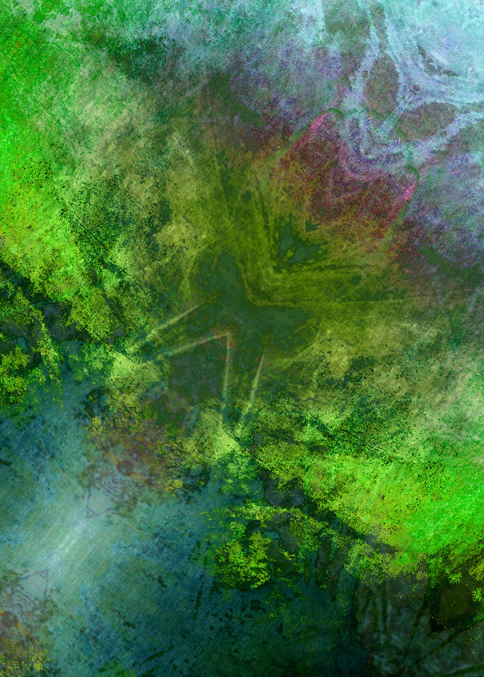 ABSTRACTION no11f. If you love Green... ©2016 by Pia Sc ...