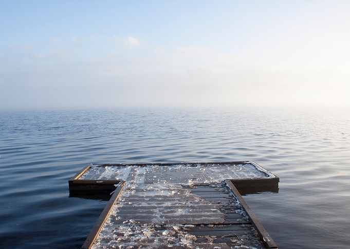 A cold winters day