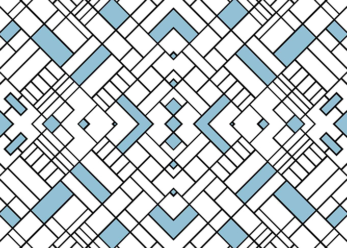 PS Grid 45 Blue