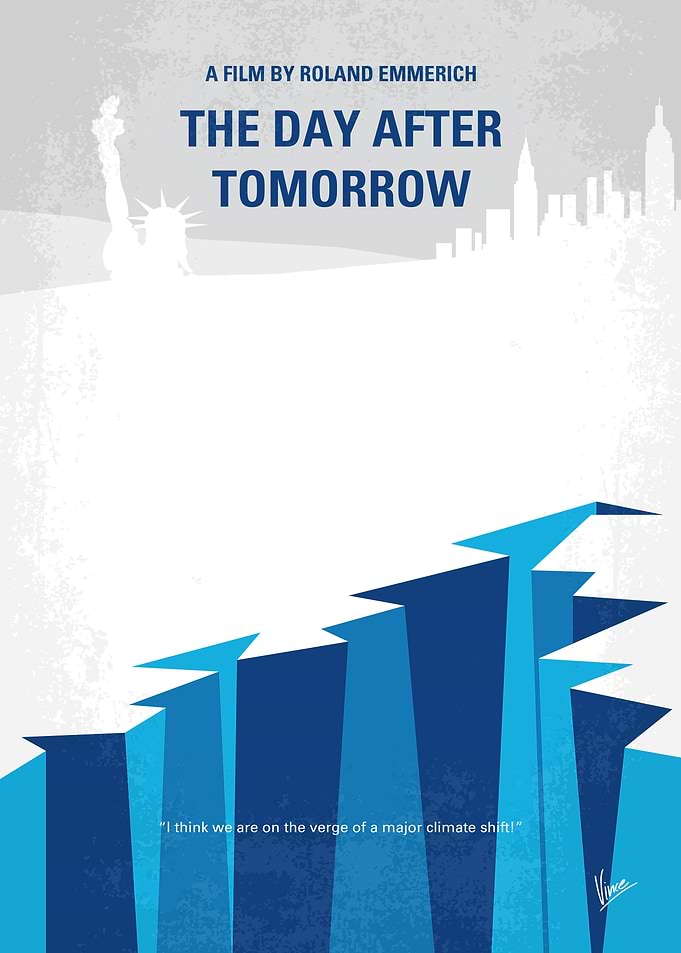 No651 My The Day After Tomorrow minimal movie poster J ...