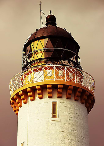 The very dramatic lighthouse at Tarbat Ness, Portmahoma ...