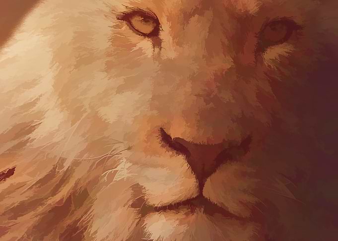 The lion represents the 'King of the Jungle'