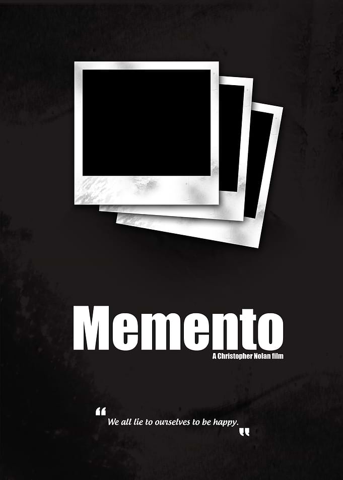 Memento. Minimal Movie Poster - A Christopher Nolan Fil ...
