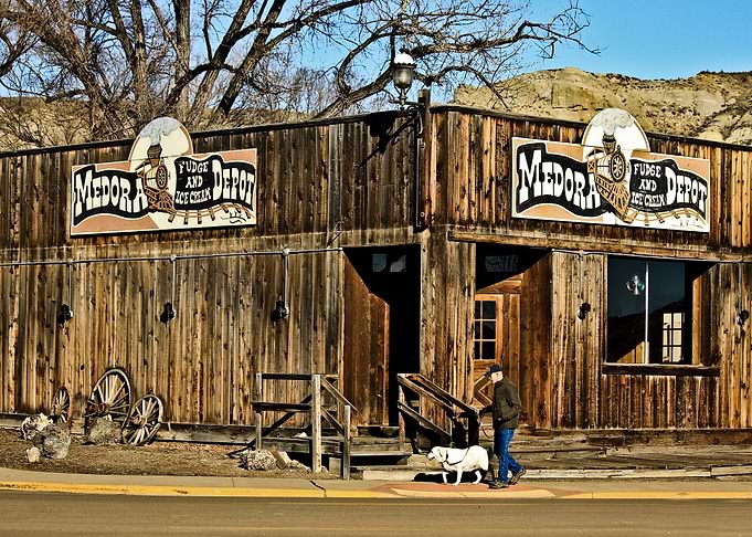 Medora Depot, North Dakota