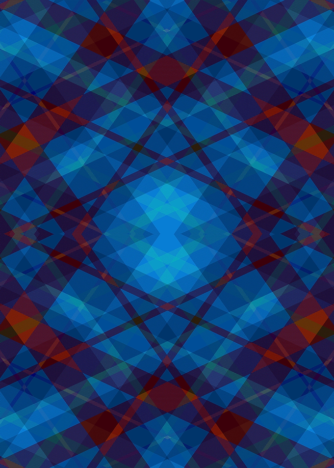 Kaleidoscope Blue