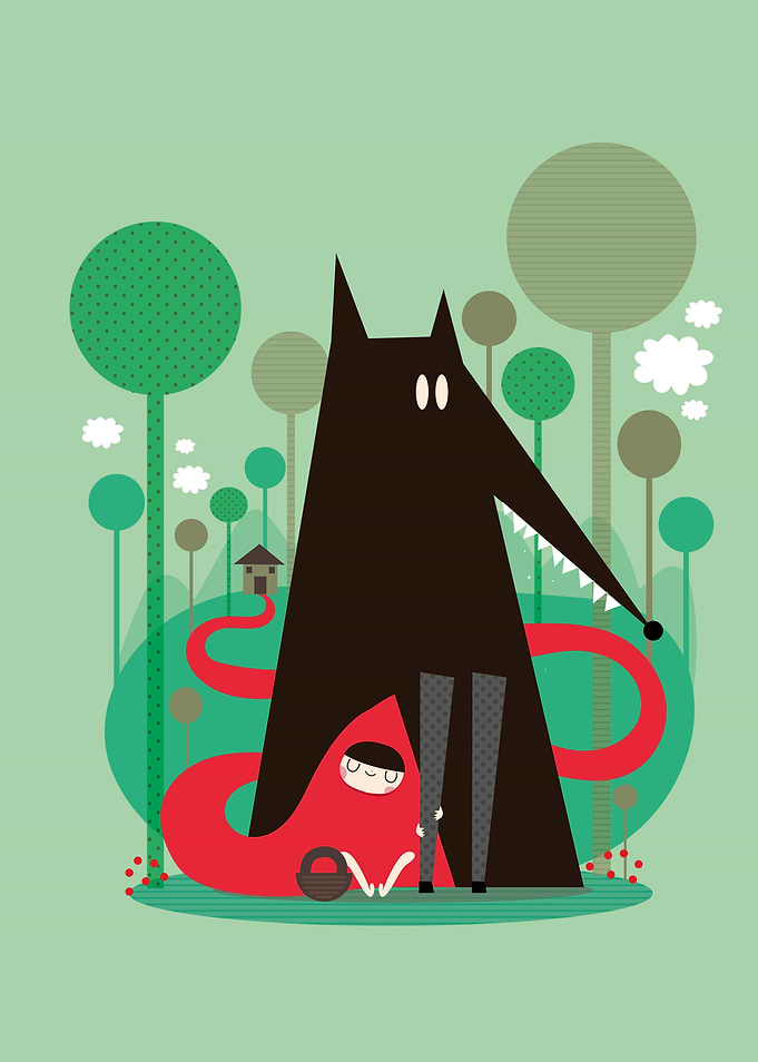 Tribute to fairytale Little red