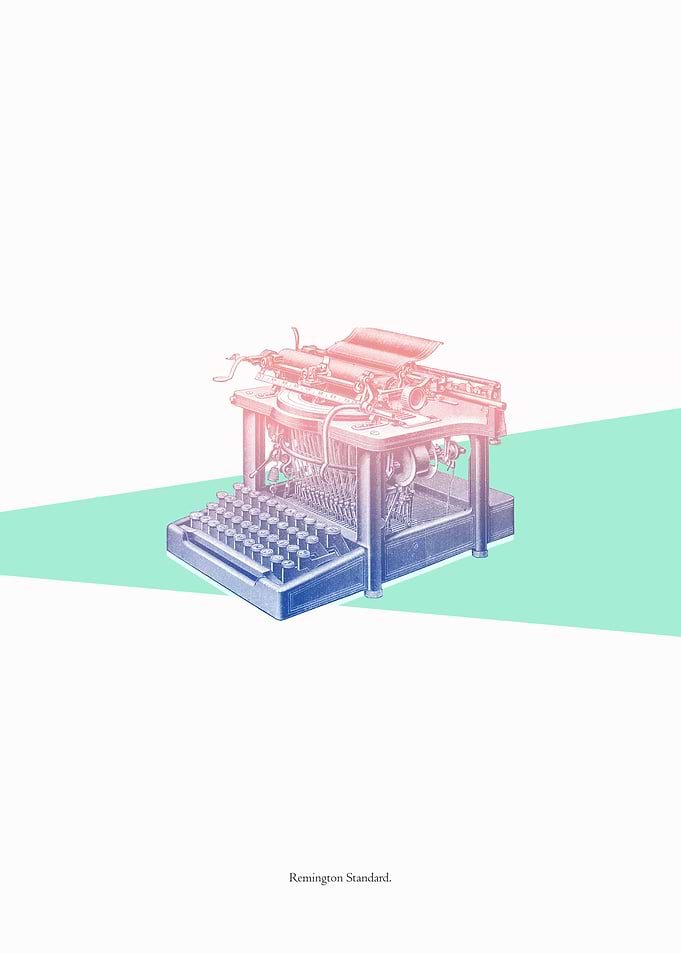 no.11 - Remington Standard. Type-writer. Contemporary a ...
