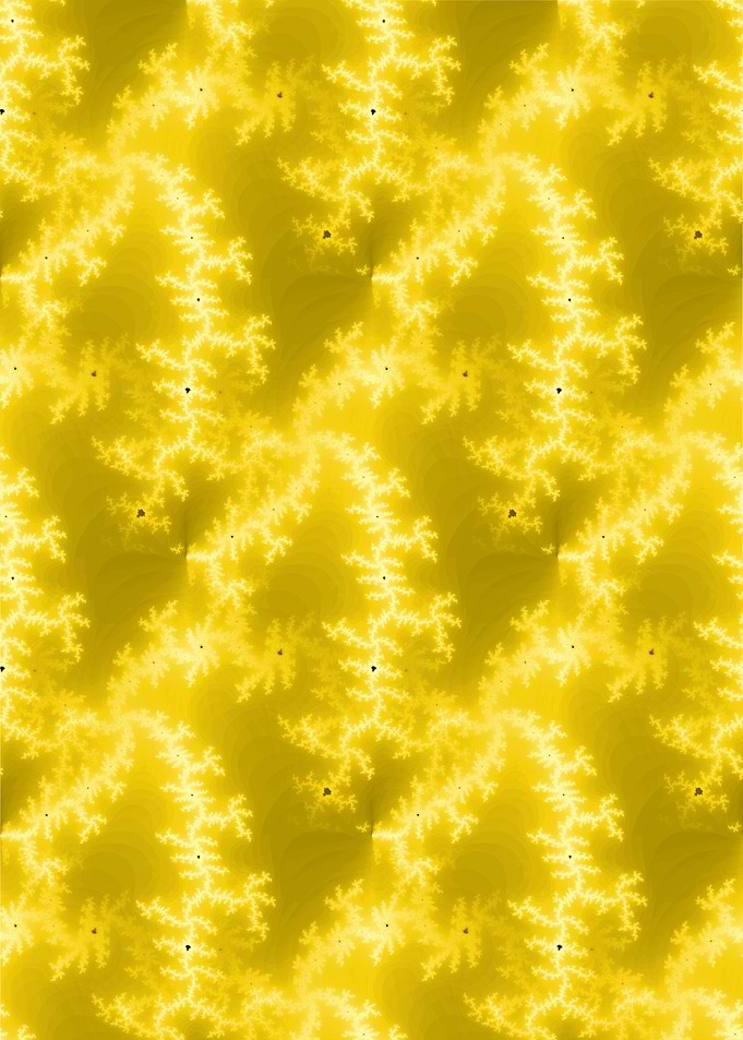 Fractal Yellow A fractal background in the color of yel ...