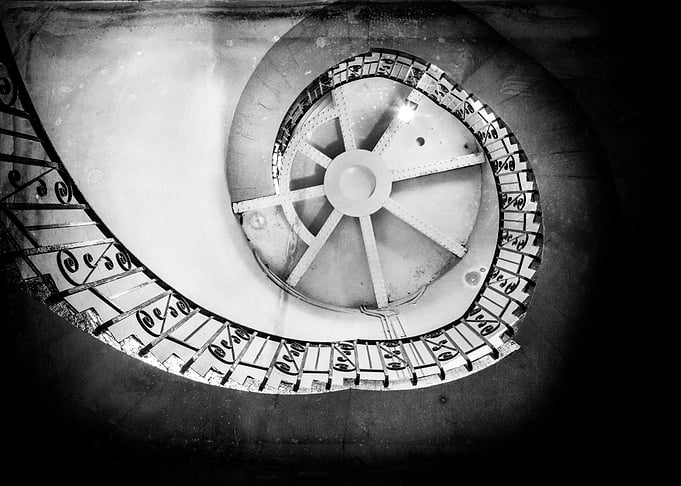 The stairs of a Lighthouse