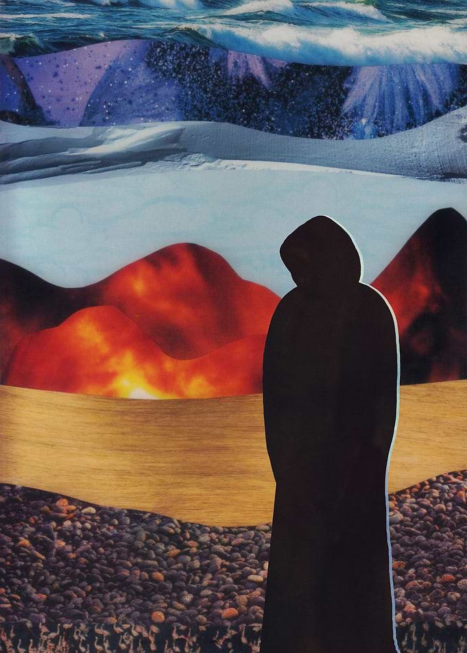 Landscape magazine collage