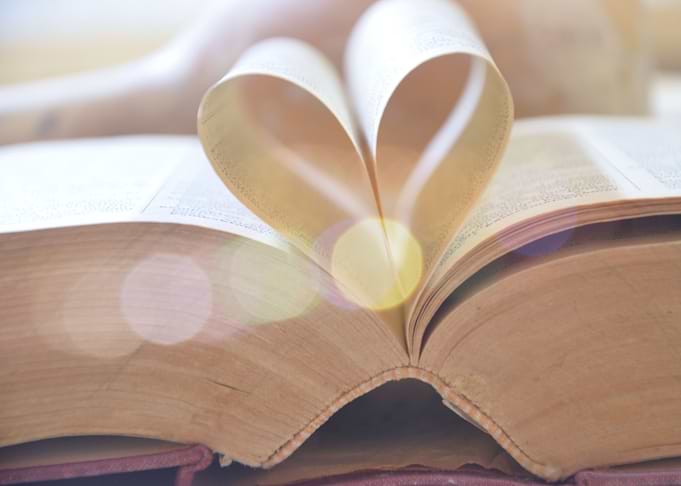 Open Book, Shabby Cottage Chic Decor,Old Antique Book P ...