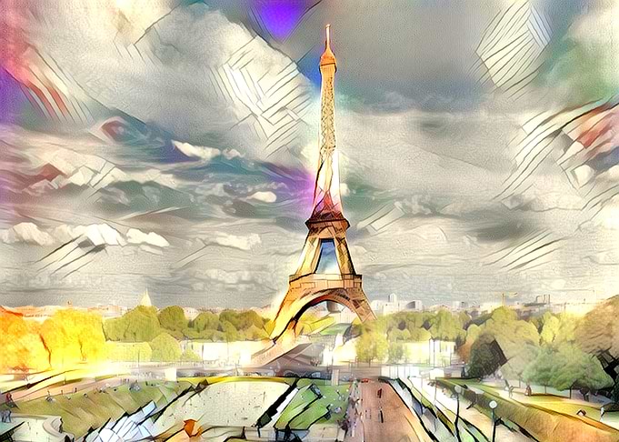 An Artificial Neural Network's view of the Eiffel Tower ...