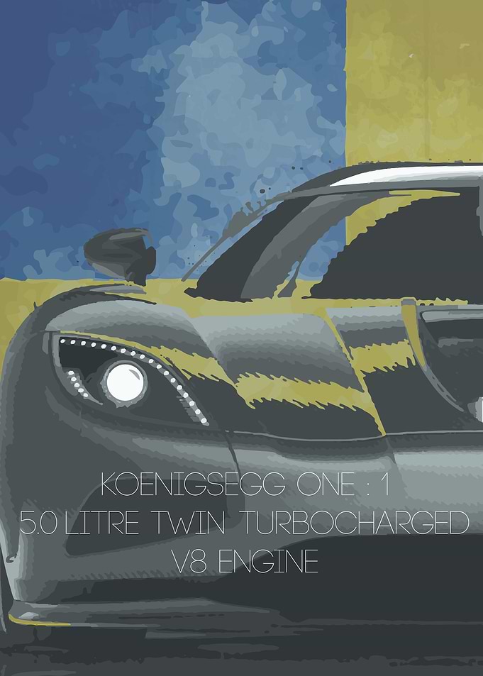 Koenigsegg One:1 Plaque