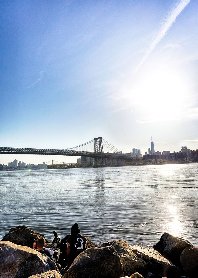 The Sunset at Brooklyn Bridge