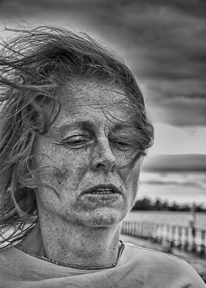 Strong angry woman