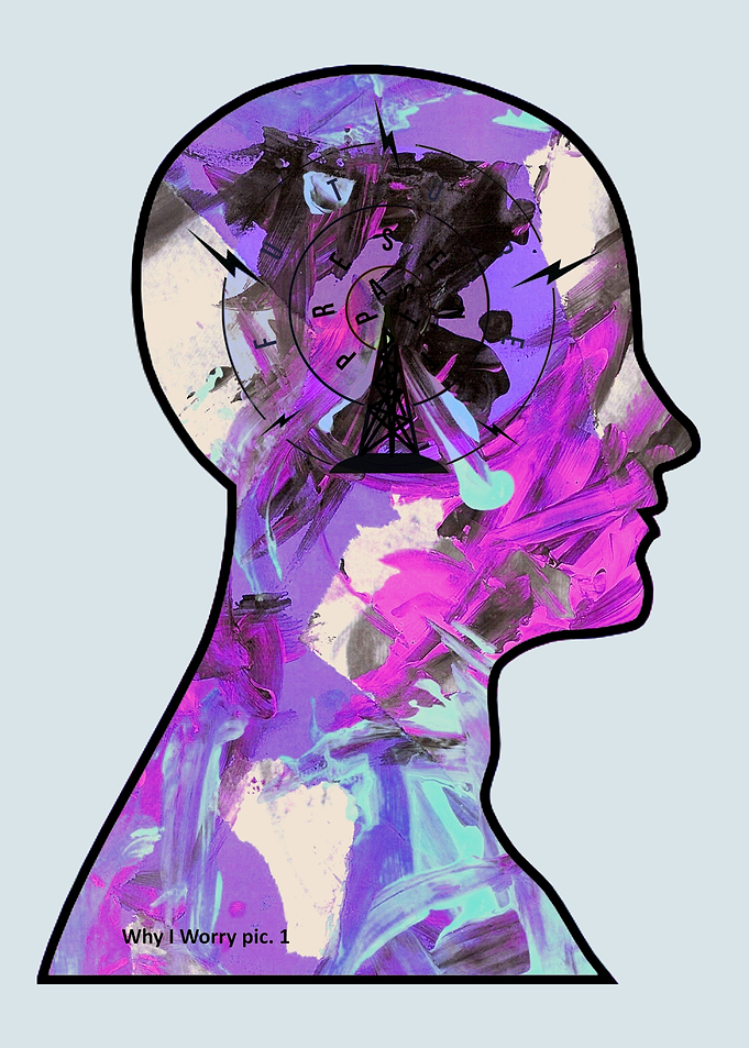 THRASHED head! blueby GasponceCollage, fingerpainting & ...