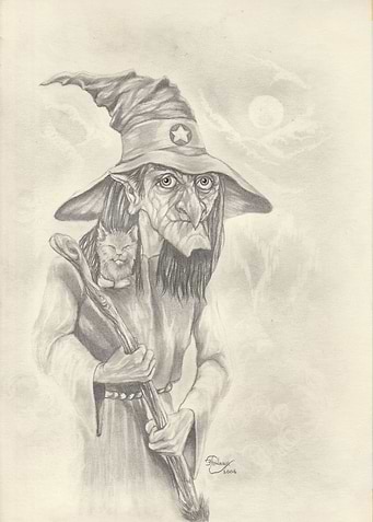 Witch, broom