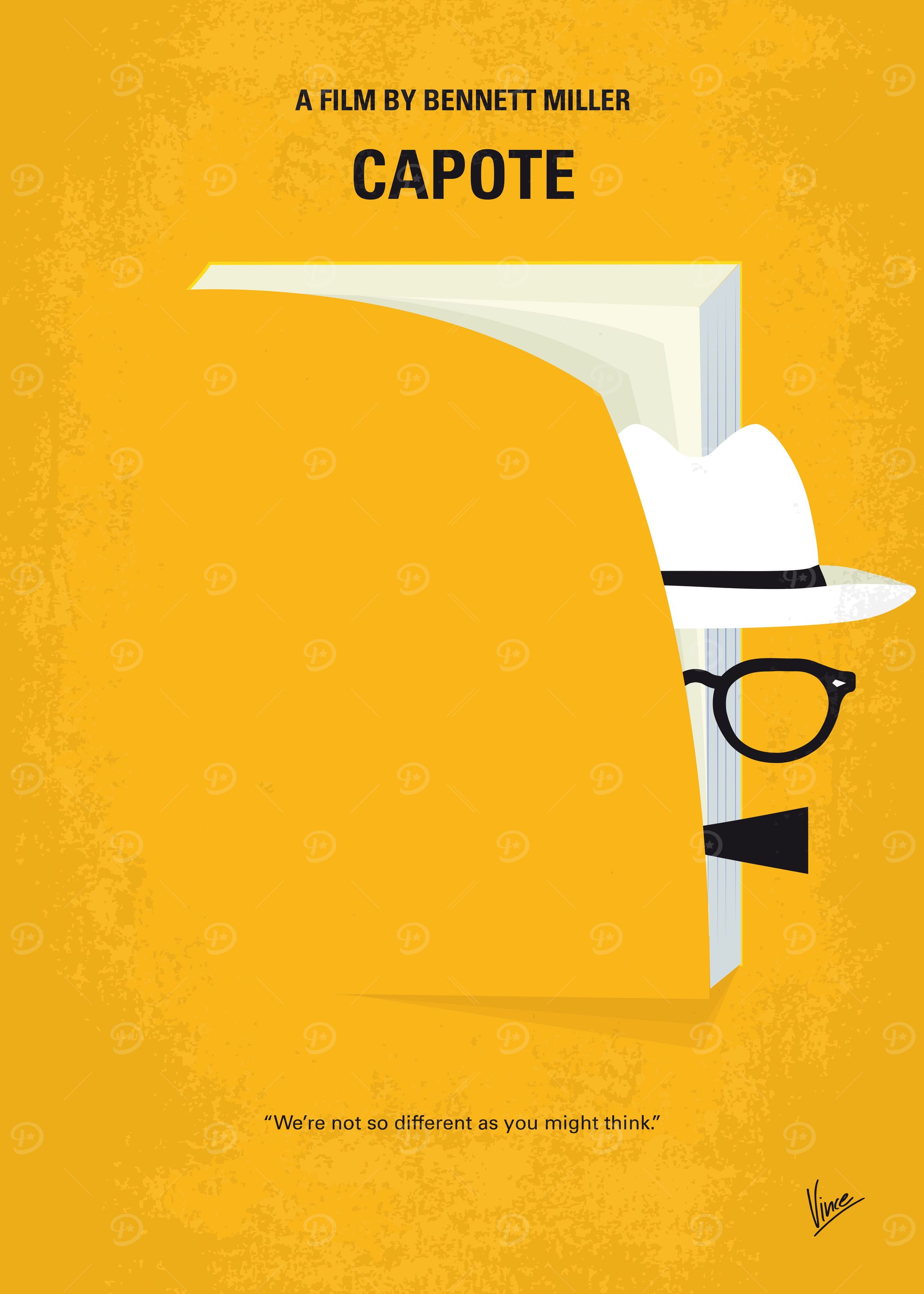 No671 My Capote minimal movie poster In 1959, Truman C ...