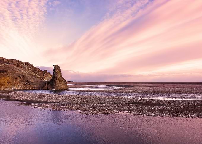 Sunset in Iceland