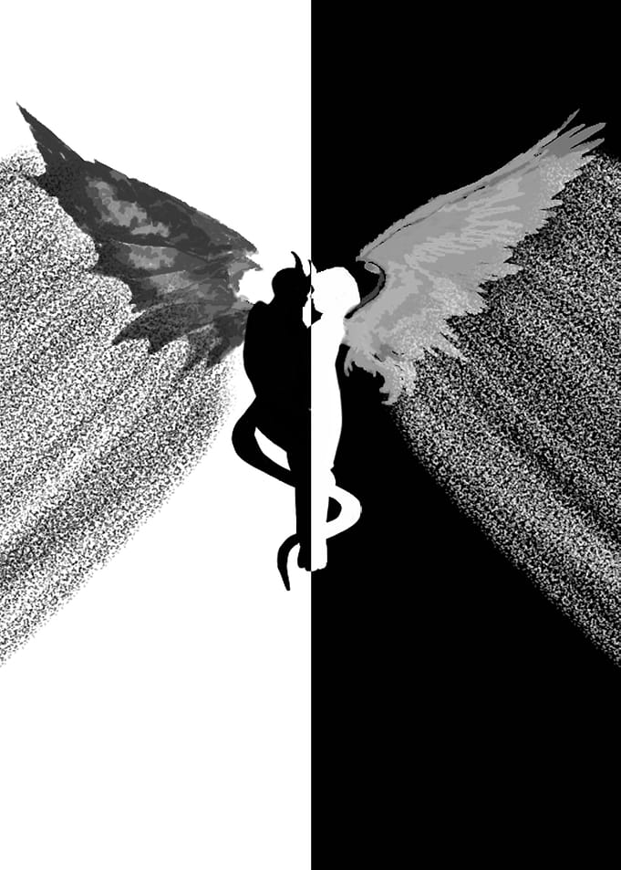 two beings of opposite worlds intertwine in a forbidden ...