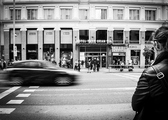 Gran Vía [B&W]