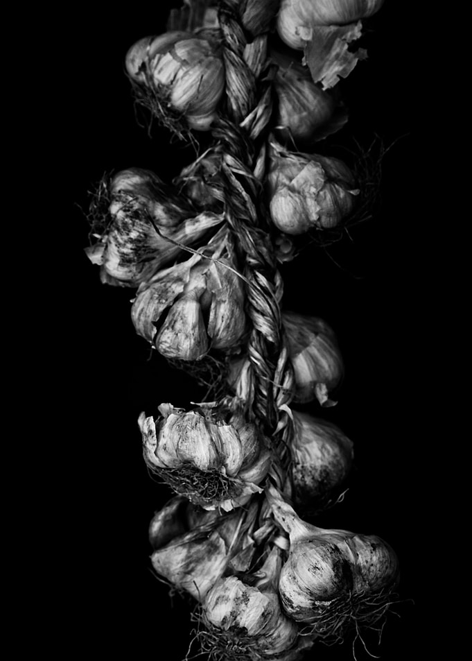 a big braid of garlic. In Italy it is quite typical to ...