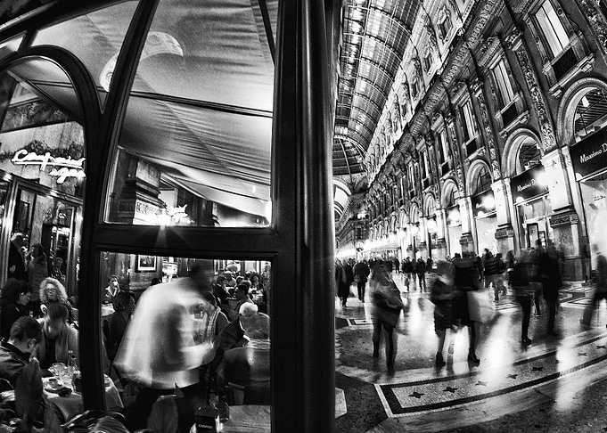 Milan, Galleria Vittorio Emanuele II (An historical Ga ...