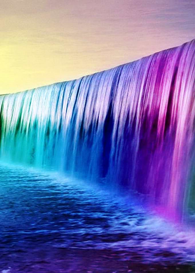 Waterfall and Rainbow